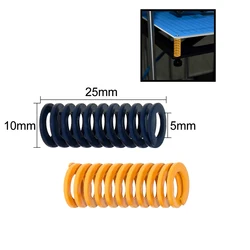 Ressort de lit chauffant pour imprimante 3D, plaque chauffante compatible avec Ender 3 Pro CR10 MK2A, accessoire de 10x25 mm, lot de 4 pièces ou 10 pièces, 