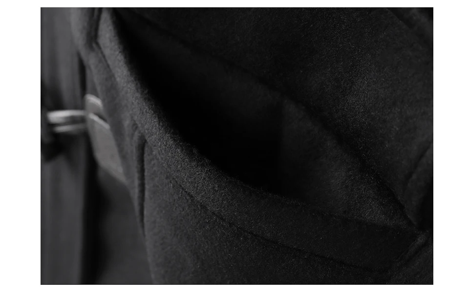 Escalier Женское шерстяное пальто с капюшоном зимнее классическое Дафлкот тумблер бушлат