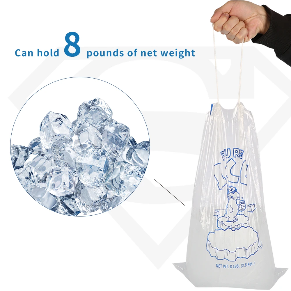 10/20 Pieces Disposable Ice Making Bags Freezing Maker Ice Cube Drawstring Making for Summer DIY Drinking Cube Packing
