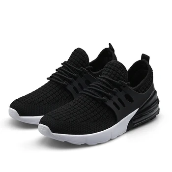 

Hot 2019 Spring Autumn Men's Fashion Casual Shoes Air Sole Trend Breathable Men For Krasovki Men Lace-up Fashion Male Shoes