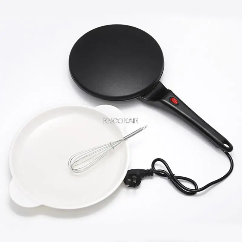 Electric Crepe Maker Pizza Pancake Machine Non-stick Griddle baking pan Cake machine kitchen cooking tools D087