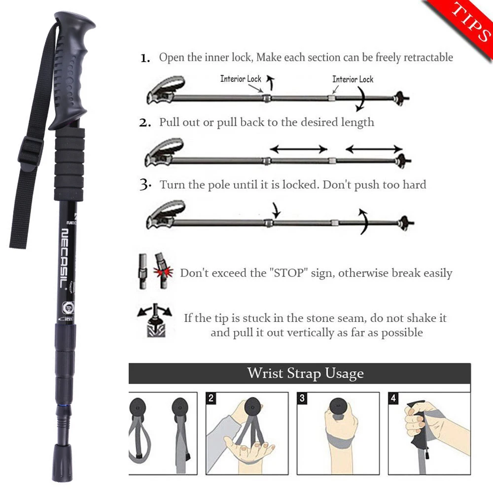 trekking stick 2 шт./лот трекинговые палки Поход Трость Скандинавская ходьба трость