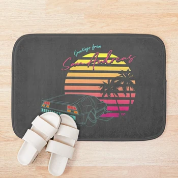 

Greetings from San Andreas Bath Mat 3D Creative Dinosaur Non Slip Bath Mat For Bathroom Carpet Rug Absorbent tapis de bain