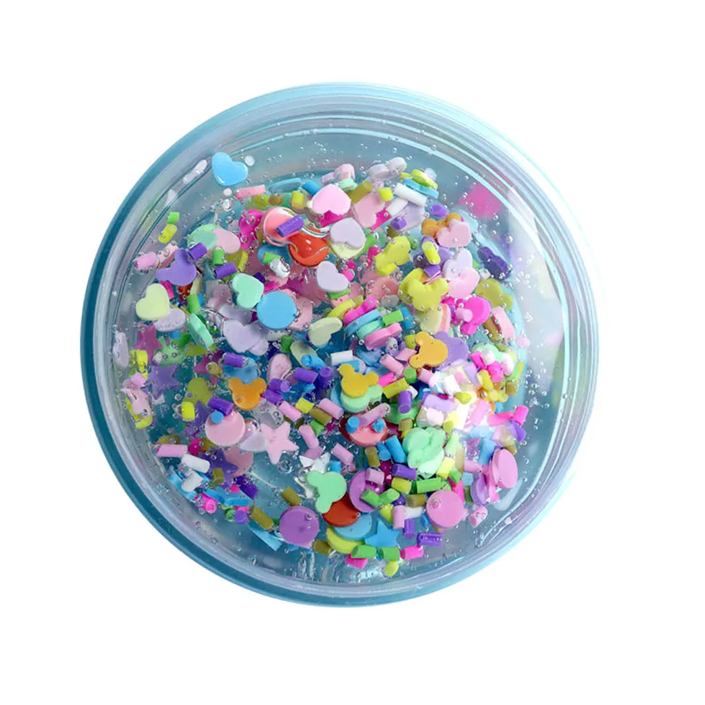 2pc Crystal Cloud slime Kids Relief Stress Toys Gift Anti-stress toy Play dough cute slime charms Polymer Clay Anti stress #B