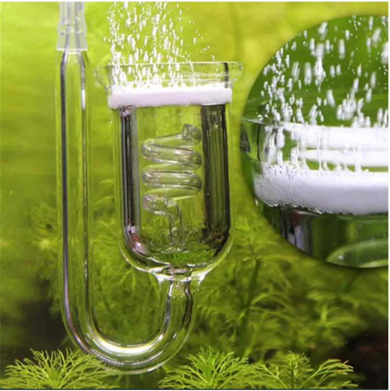 Hongyi Special Design Co2 Aquarium Glass Diffuser Dioxide Glass Reactor