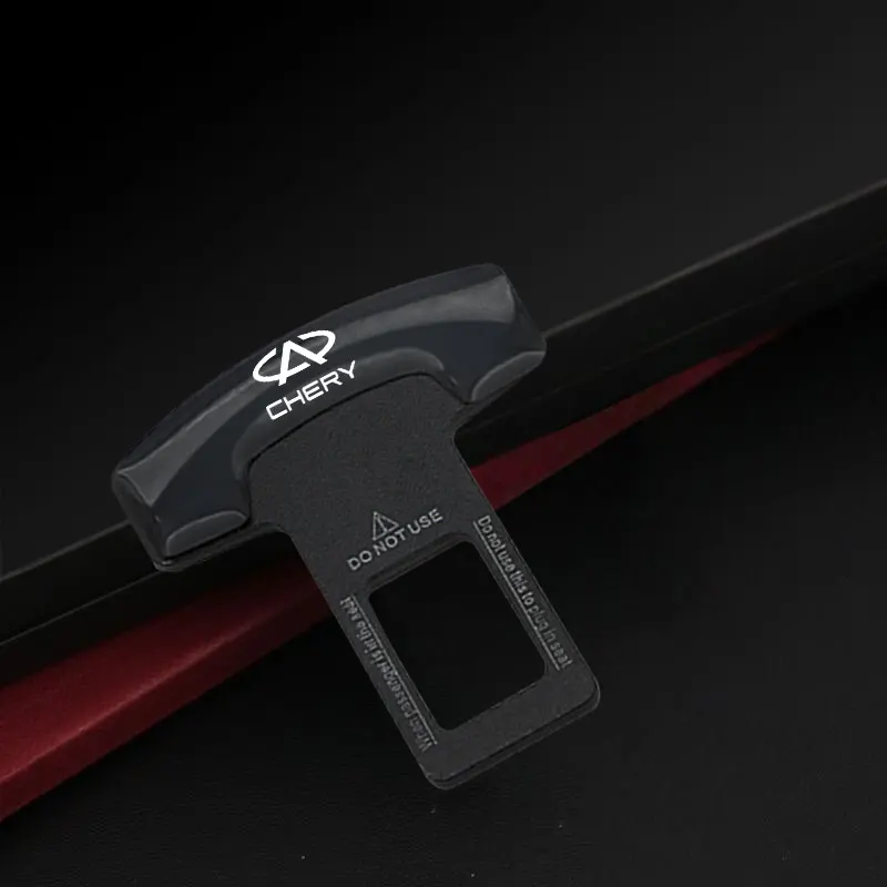 1pcs Car Logo Safety Seat Belt Buckle Auto Interior For Chery Tiggo 7 Pro 8 4 5 3 2 T11 5X Amulet Fora QQ IQ Fulwin Arrizo 5