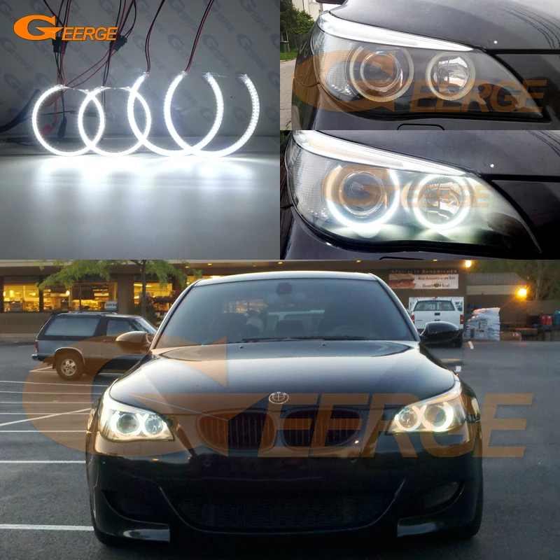 Для BMW E60 E61 M5 520i 525i 530i 540i 545i 550i Pre LCI 2003 2007 ультра яркий SMD СВЕТОДИОДНЫЙ ангельские