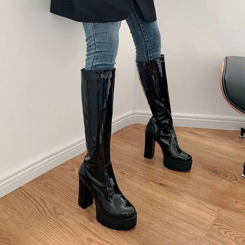 Botas de GoGo Hippie de los 70 para mujer, vestido de lujo, disfraz,  accesorio|Botas hasta la rodilla| - AliExpress