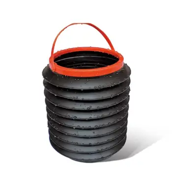 

Trendy 4L car folding collapsible bucket fishing bucket of high-quality container storage box Fast shipping