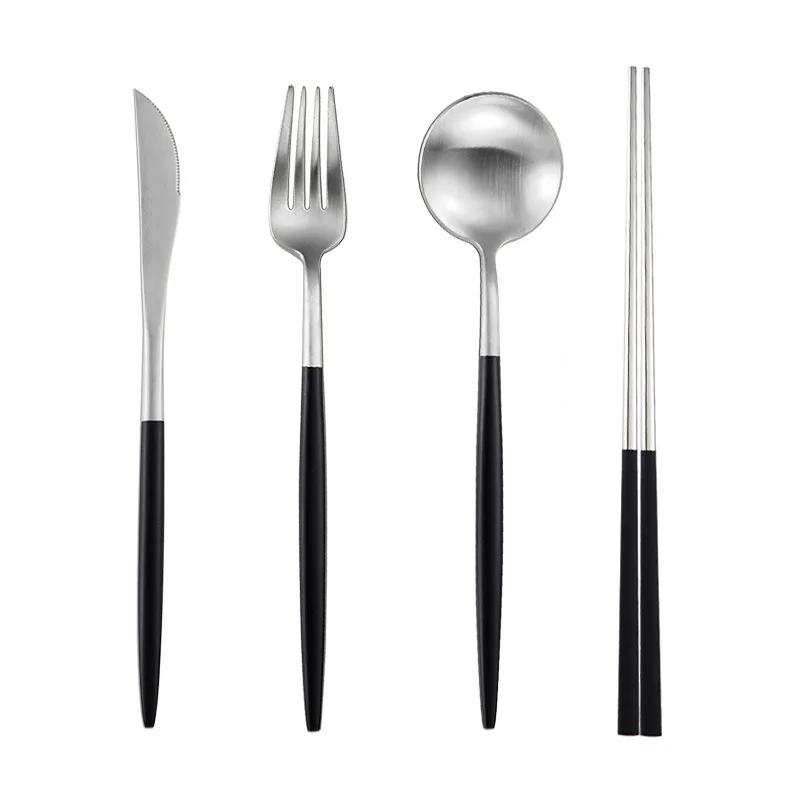 

Cross Border for High Quality 304 Stainless Steel Knife, Fork And Spoon Set Moon Cake Knife And Fork Portugal Tableware Manufact