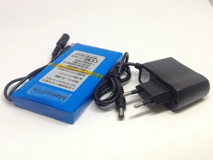 20 компл./лот MasterFire супер Ёмкость 12V 6800 мА/ч, Перезаряжаемые Батарея литий-ионные аккумуляторы пакет для камеры видеонаблюдения монитор N-12680