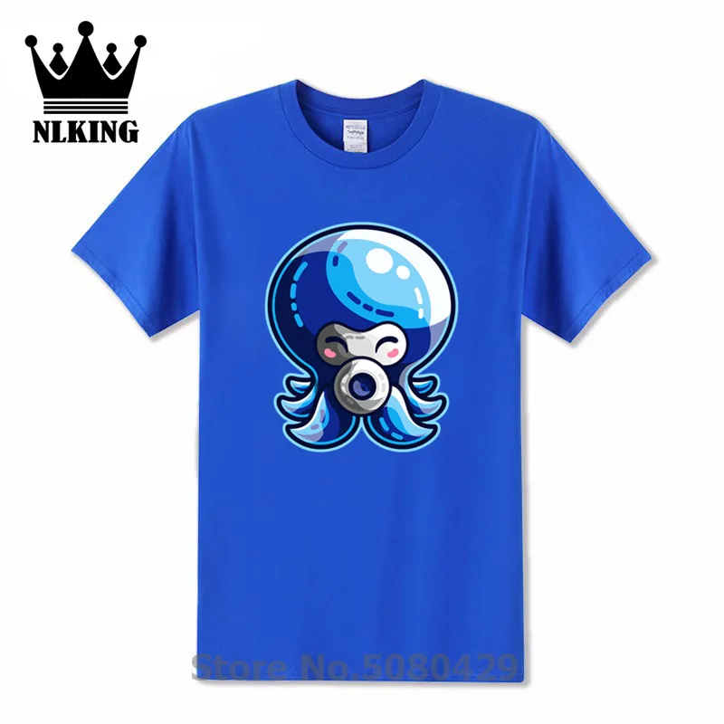 Kawaii octopus Cute Blue Octorok 2019 хипстерская уличная одежда хлопковые топы Футболка с