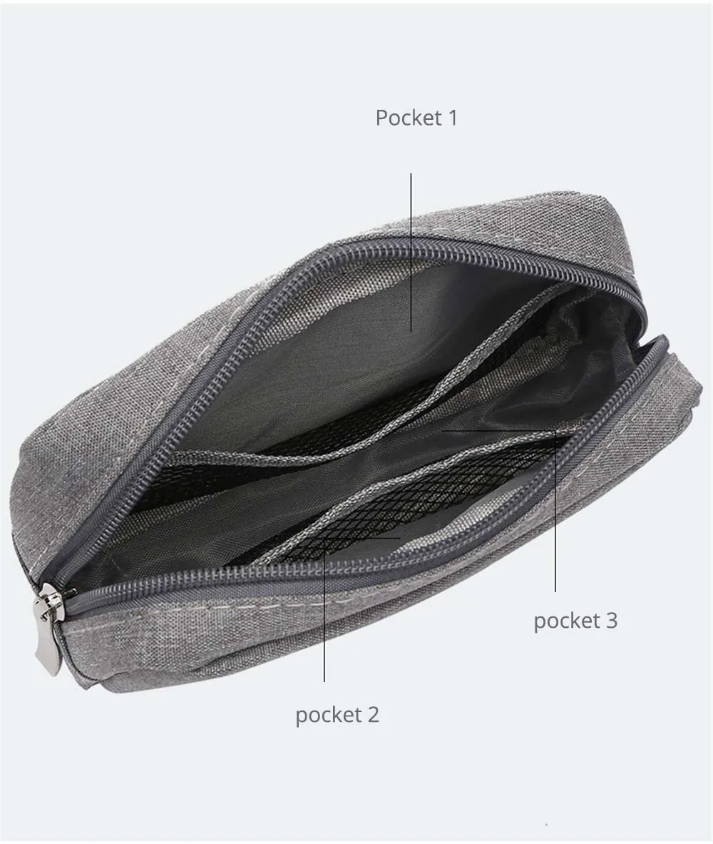 Travel Accessories Portable Bag Digital USB Cable Charger Earphone Pouch Storage Organizer Bag Case Small Items Packing Storage