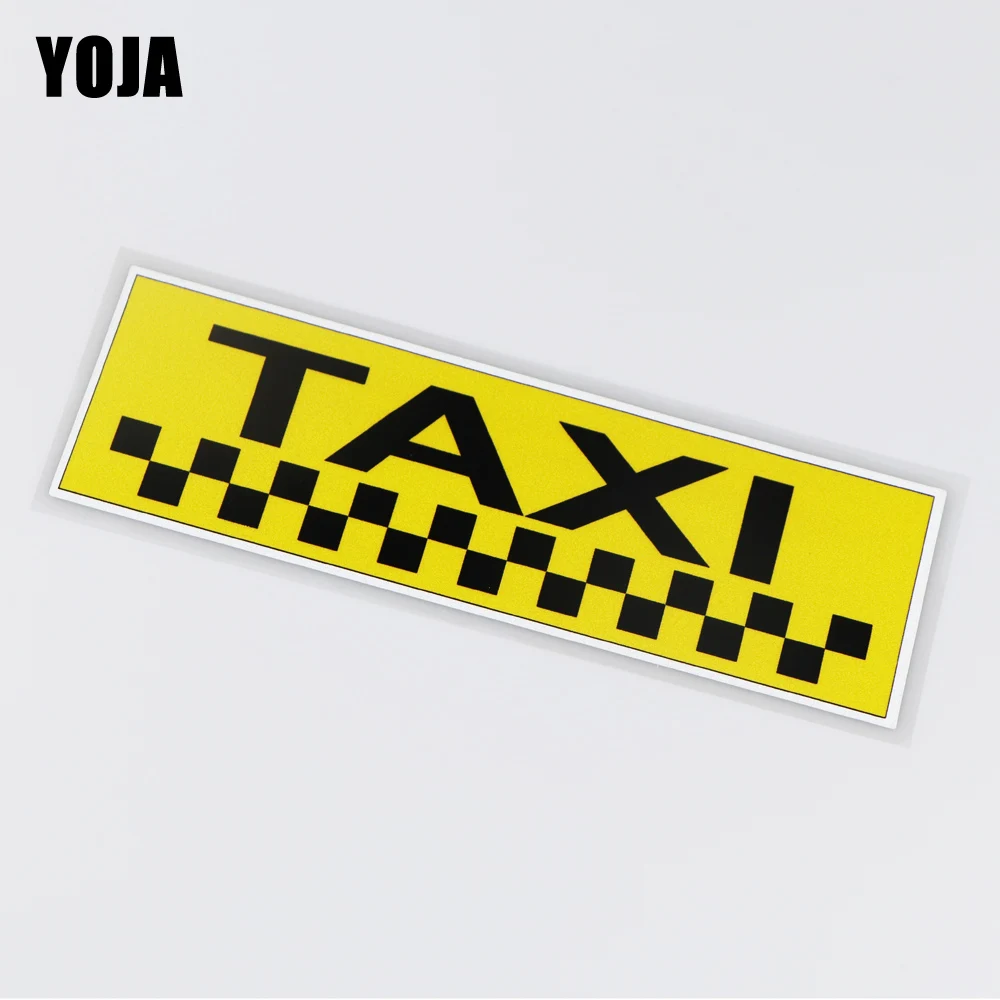 YOJA 20X6.2CM Interesting Taxi Vinyl Decal Colour Car Stickers Word ZT3-0060 | Автомобили и мотоциклы