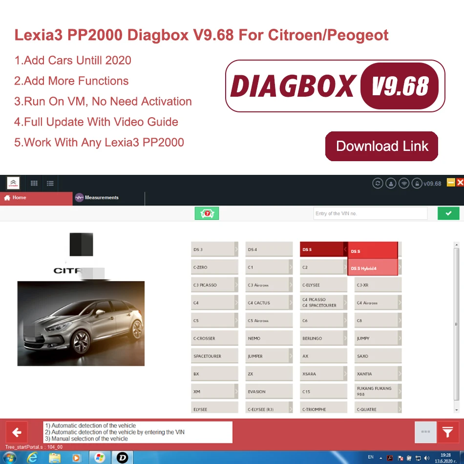 Новейшее программное обеспечение Lexia 3 полный чип 921815C PP2000 Diagbox V9.68 V9.91 Lexia3 PP 2000 для