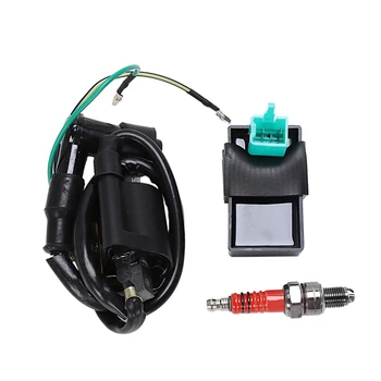 

12V Ignition Coil + 5 Pin CDI + Plug Chinese ATV Quad 50 70 90 110 125 Cc