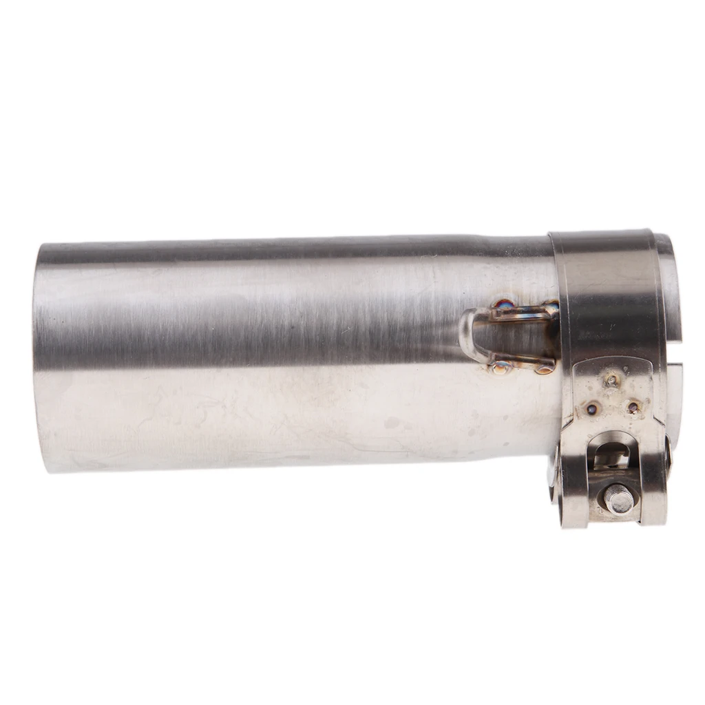 

51mm Motorcycle Exhaust Middle Connector Pipe Link Tube For Yamaha R6 06-14