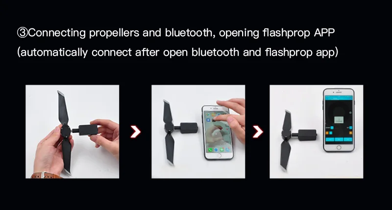STARTRC светодиодный вспышка слово пропеллер программируемый Bluetooth адаптер ios