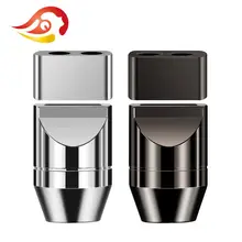 QYFANG 6,8 мм до 3,4 мм алюминиевый сплав Y разделительный ползунок аудио разъем металлический адаптер Разъем для наушников DIY обновление гарнитуры провода разъем