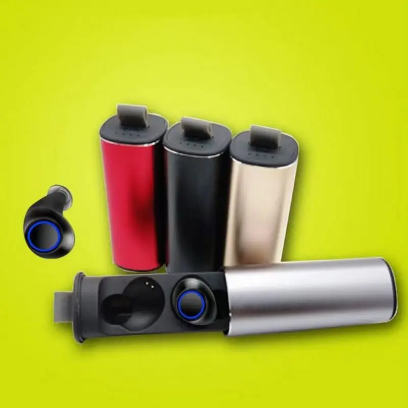 Wireless Buletooth Stereo Earphone TWS Wireless Bluetooth Technology APT X Lossless Sound With 500mAh Battery Box