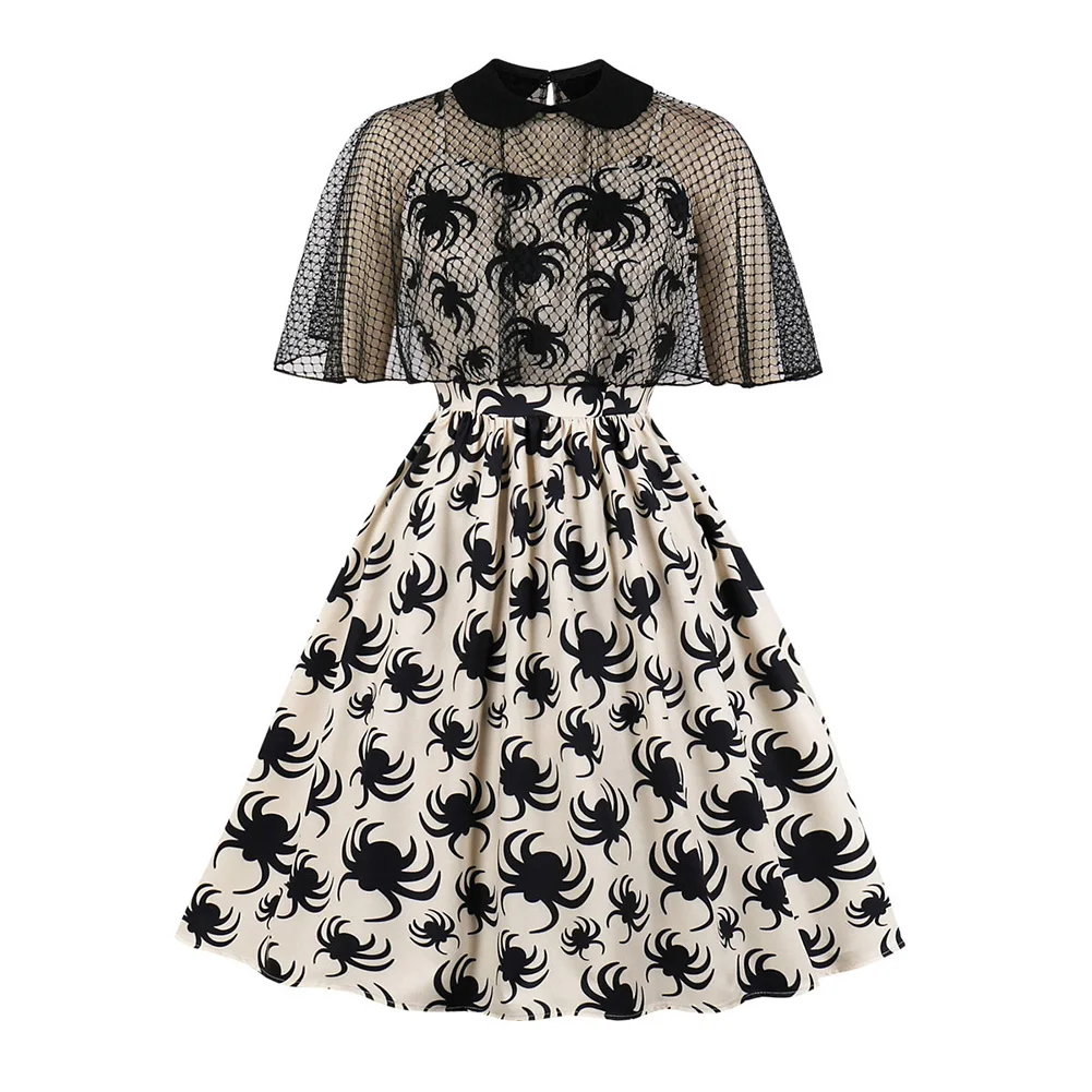 Bikitique зимнее платье с принтом Человек-паук Для малышей вечерние платья вырезом на