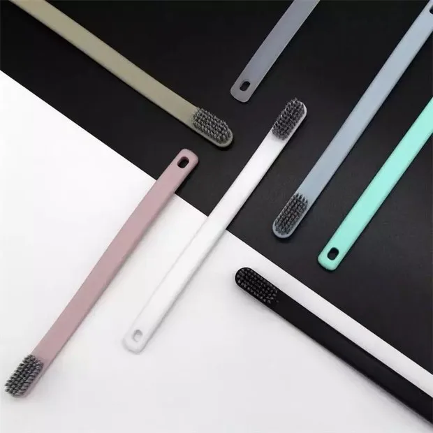 

Yilanmei Korean-style Simple Bamboo Charcoal Soft Bristle Toothbrush Couples Travel Boxed Spare Charcoal Bar Household Adult Too