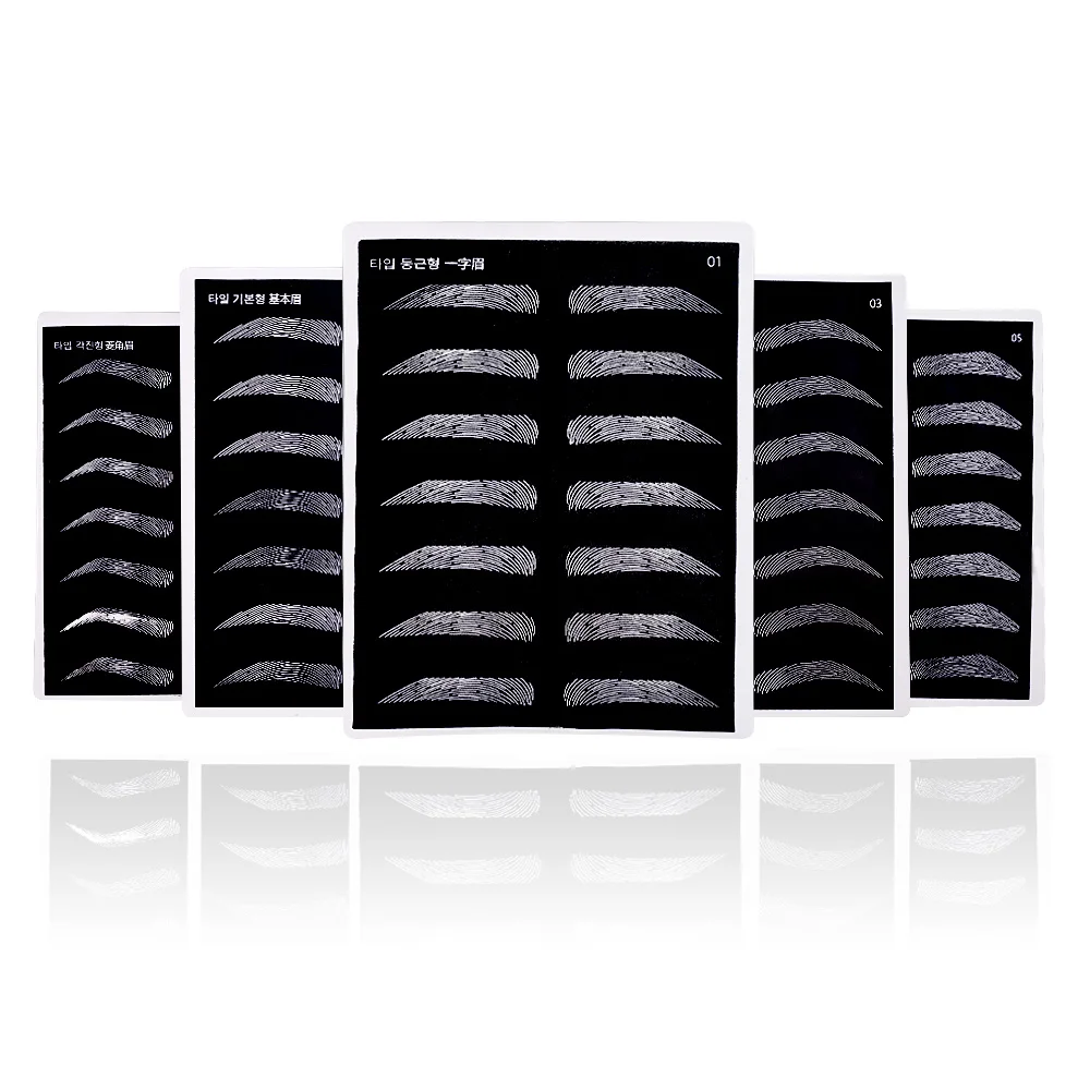 

1pcs Silicone Permanent Makeup Eyebrow Tattoo Practice Skin Bule Fake Practice Skin For Microblading Tattoo Machine