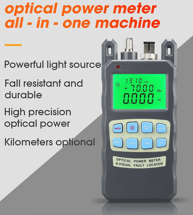 Photometre fibre optique - puissance metre aua 80a