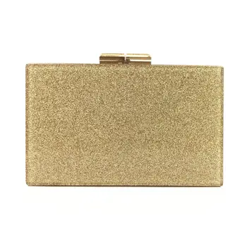 

gold Acrylic clutches bag fashion designer celebrity handbag women evening bag clutch purse party flap bag