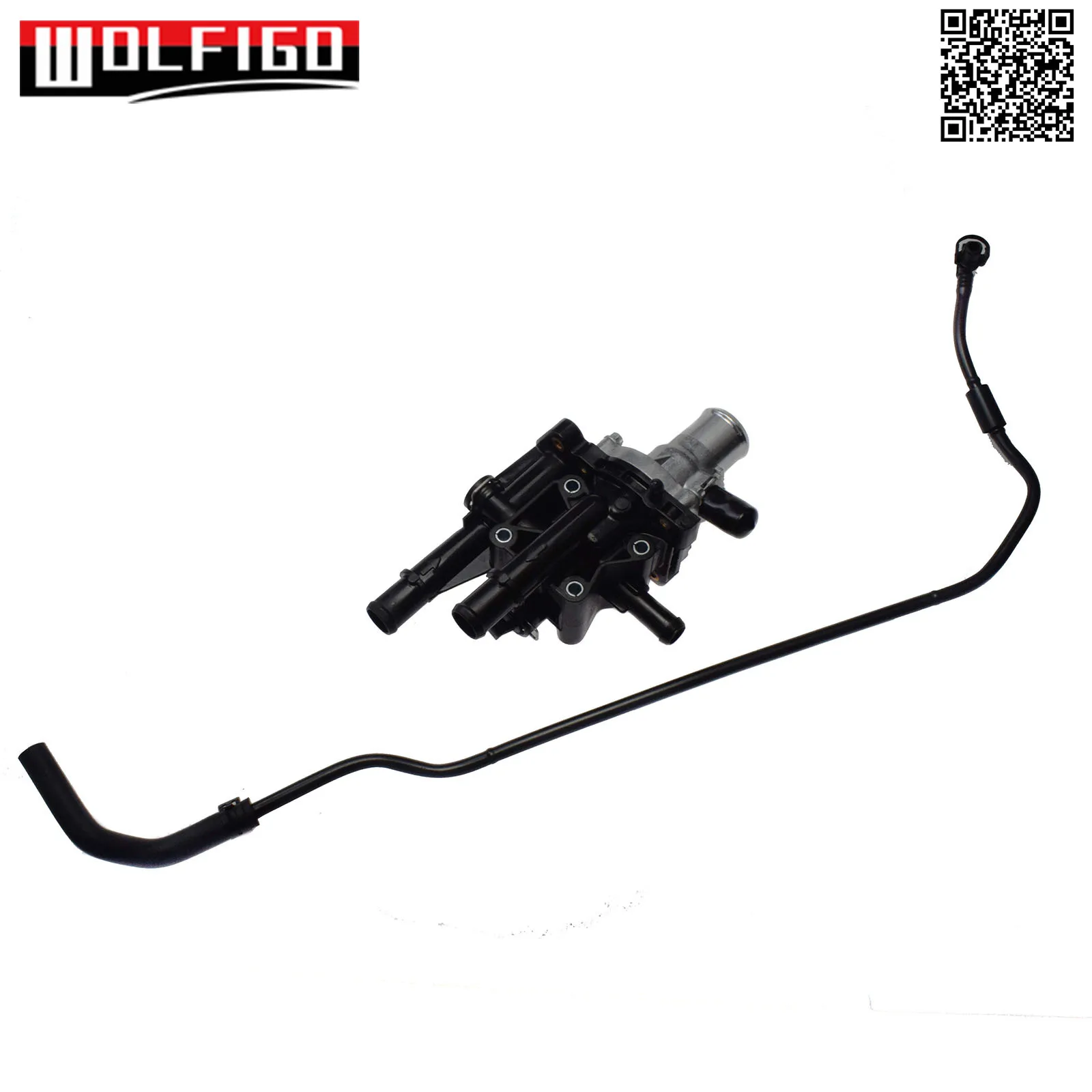 New Thermostat Housing Assembly 25192228 W/ Inlet Hose For Chevy Sonic