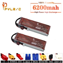 

High Rate 11.1v 6200mAh Lipo Battery For RC Helicopter Parts 3s Lithium battery 11.1v 45C RC Cars Airplanes Drone Battery T/XT60