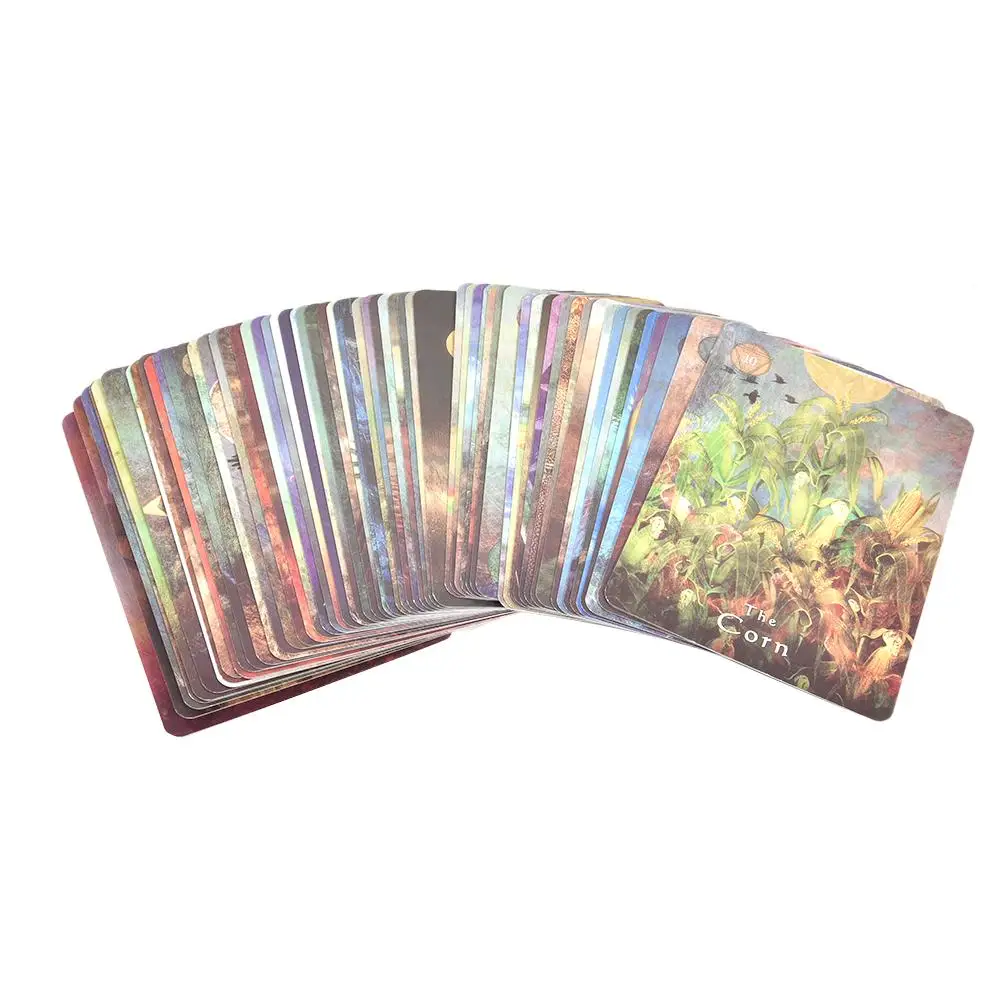 64 листа мистические карты Таро шамана доска коробка для карточных игр вечерние настольные игры Игральные карты Семейные развлечения