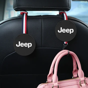 

Car Hook Auto Headrest Hanger Bag Holder For JEEP Grand Cherokee Commander Renegade Wrangler Compass Patriot
