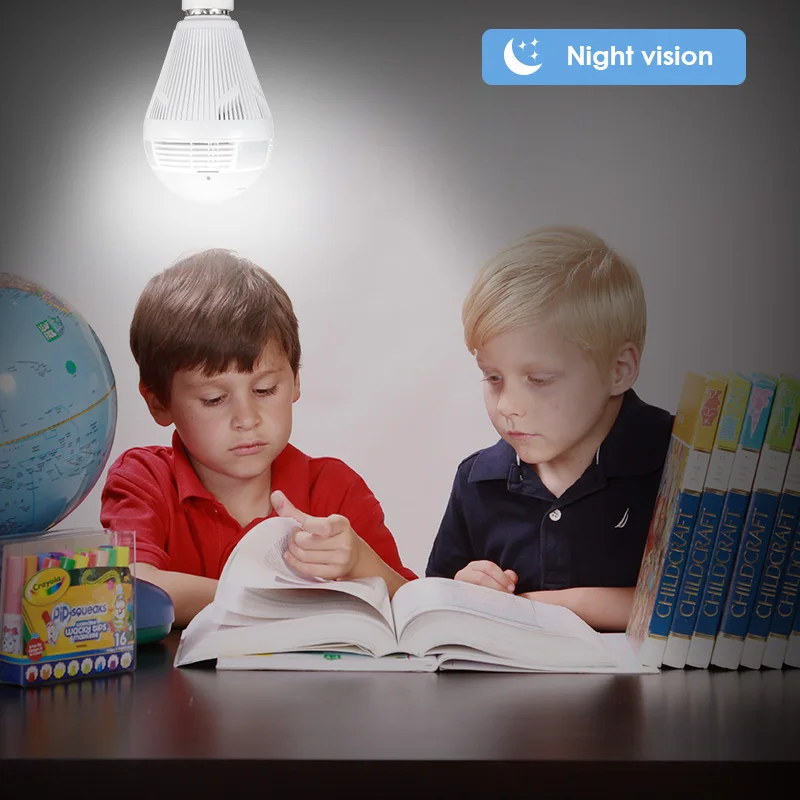 KERUI LED Light 960P Wireless Panoramic Home Security WiFi CCTV Fisheye Bulb Lamp IP Camera 360 Deg - 4.00007E+12  KERUI LED Light 960P Wireless Panoramic Home Security WiFi CCTV Fisheye Bulb Lamp IP Camera 360 Deg - 4.00007E+12