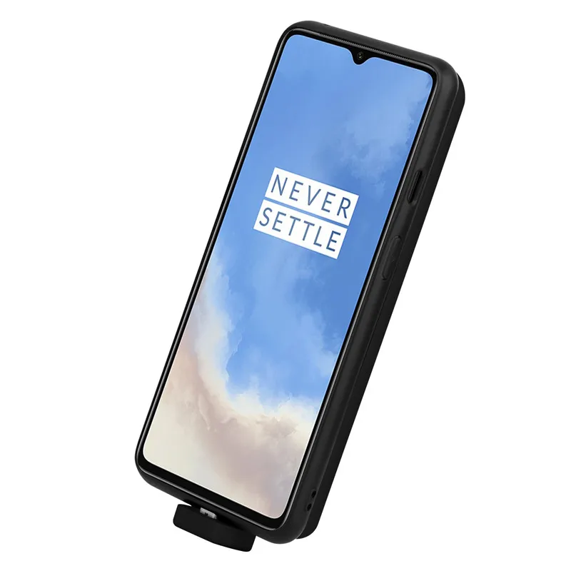 1+ 7T power чехол s Тонкий Силиконовый противоударный чехол для телефона для Oneplus 7T зарядное устройство чехол power bank Задний зажим крышка аккумулятора Capa