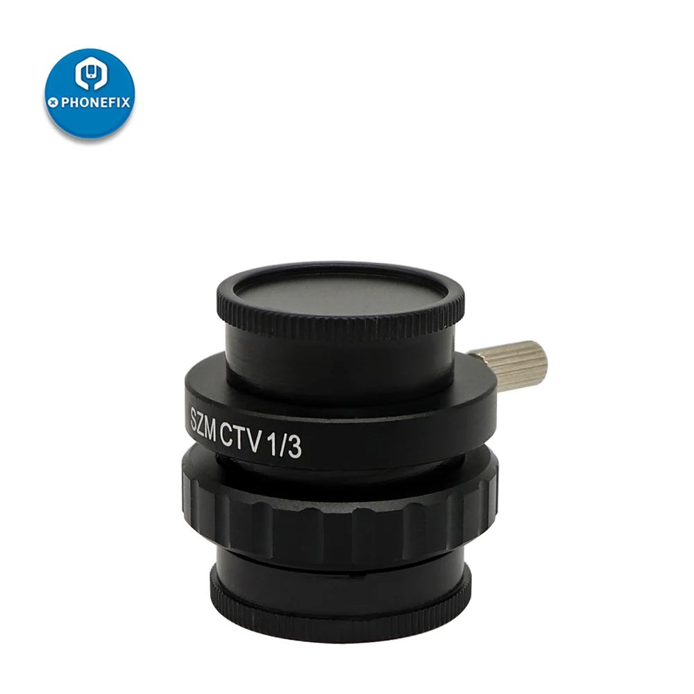 Фото SZMC TV1/2 TV1/3 CTV C-Mount адаптер для микроскопа промышленный цифровой тринокулярный микроскоп камера Замена аксессуары №3