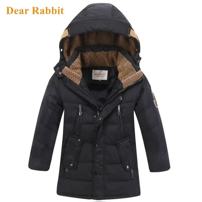 Fashion Winter Duck Down Jacket for Big Boy Children Wear parka Garments Clothes Thicken hooded Feather Coat clothing 6-16Y