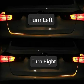 

Brake LED Strip lamp Signal Flow LED 150CM 4 Color RGB Car Trucks Rear Trunk RV