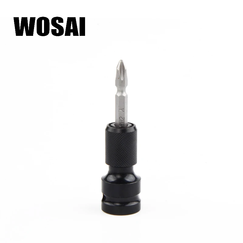 WOSAI переходник для отвертки гаечный ключ электрический ключ 1/"(12,5 мм) конвертер в 1/4" шестигранный хвостовик