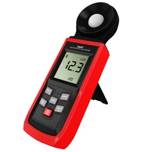 Таси люминометр цифровой фотометр Ручной ЖК-светильник Люксметр осветитель 0-200000 лк с макс/мин/режим удержания данных