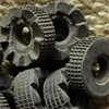 3pcs/Pack 9*2.5*4mm 9 Claw Steel Grind Wheel Fit For Vintage Automatic Kerosene Press Lighter Replacement Repair DIY Parts 4