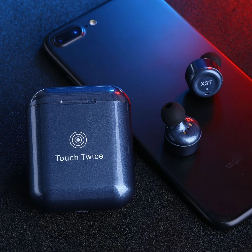 Горячая X3T мини беспроводная гарнитура с Bluetooth мини TWS управление стерео наушники