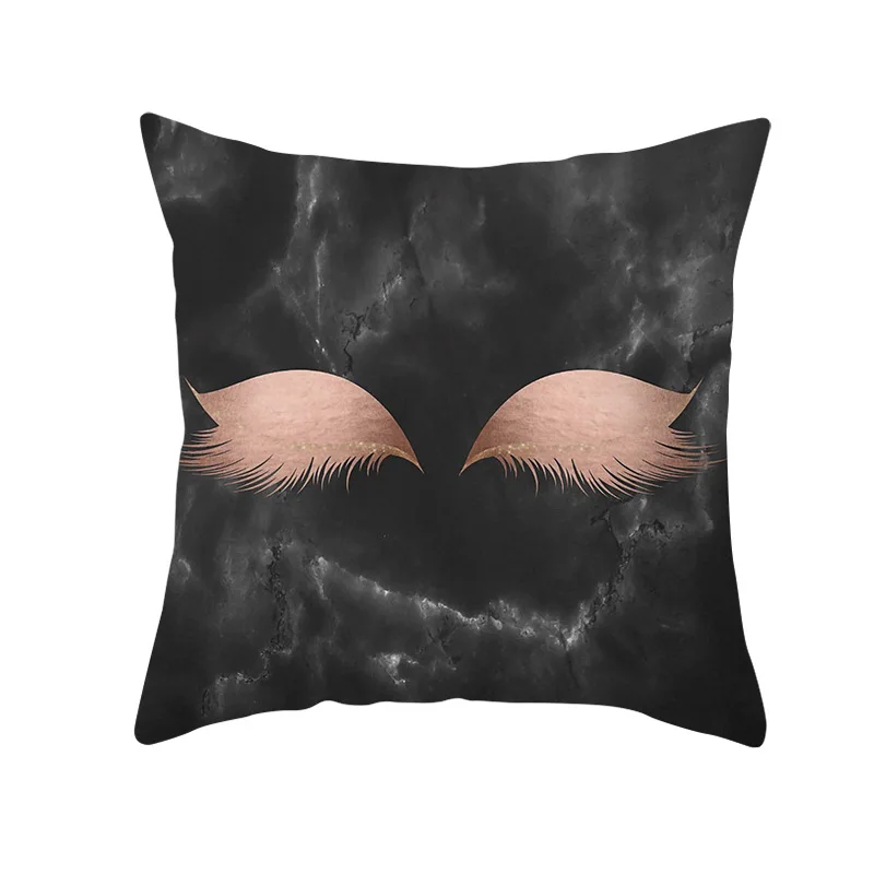 

45x45cm Cotton Pillowcase for Sofa Card Decor Throw Pillowcase Bedroom Decoration Pillow Cover Colorful Print Pillow Case
