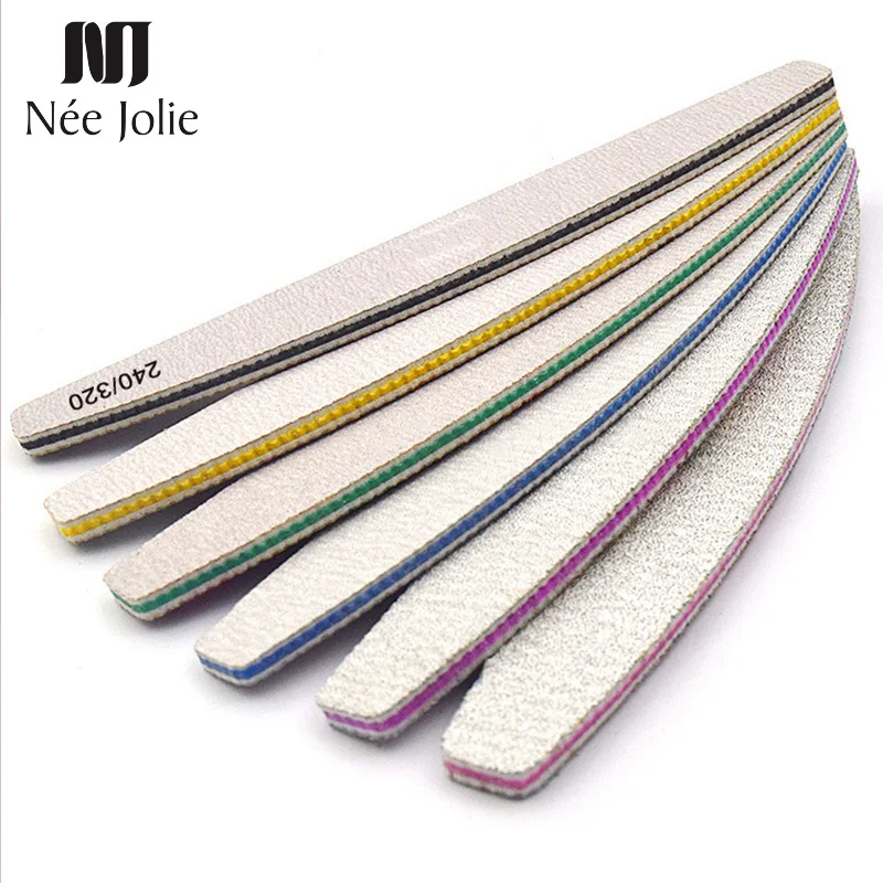 

Nail File Pink White Nail Buffers File For UV Gel Nail File Buffer Block Polish Pedicure Sanding Nail Art Tool Nail Accessories