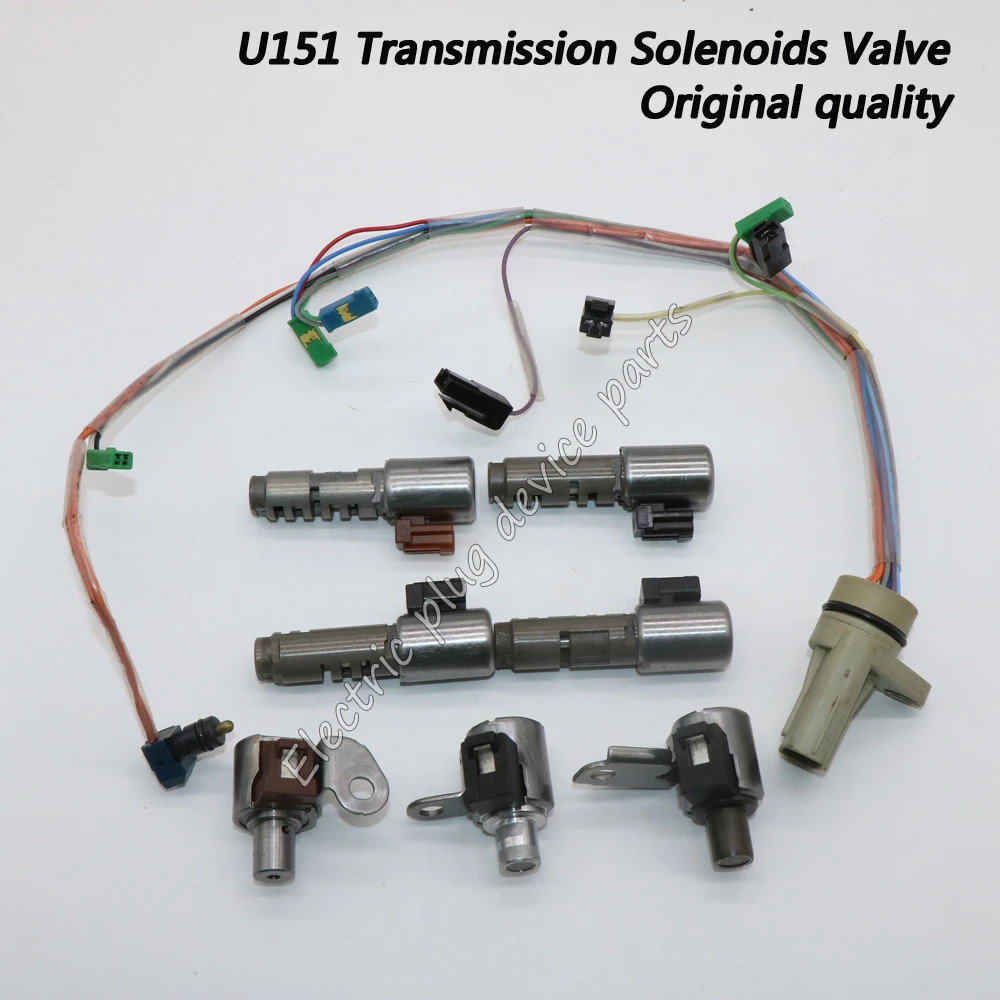 Genuine U151 U150 U151e U2 Transmission Solenoid Valve With Wiring Harness For Toyota Lexus Automatic Transmission Parts Aliexpress