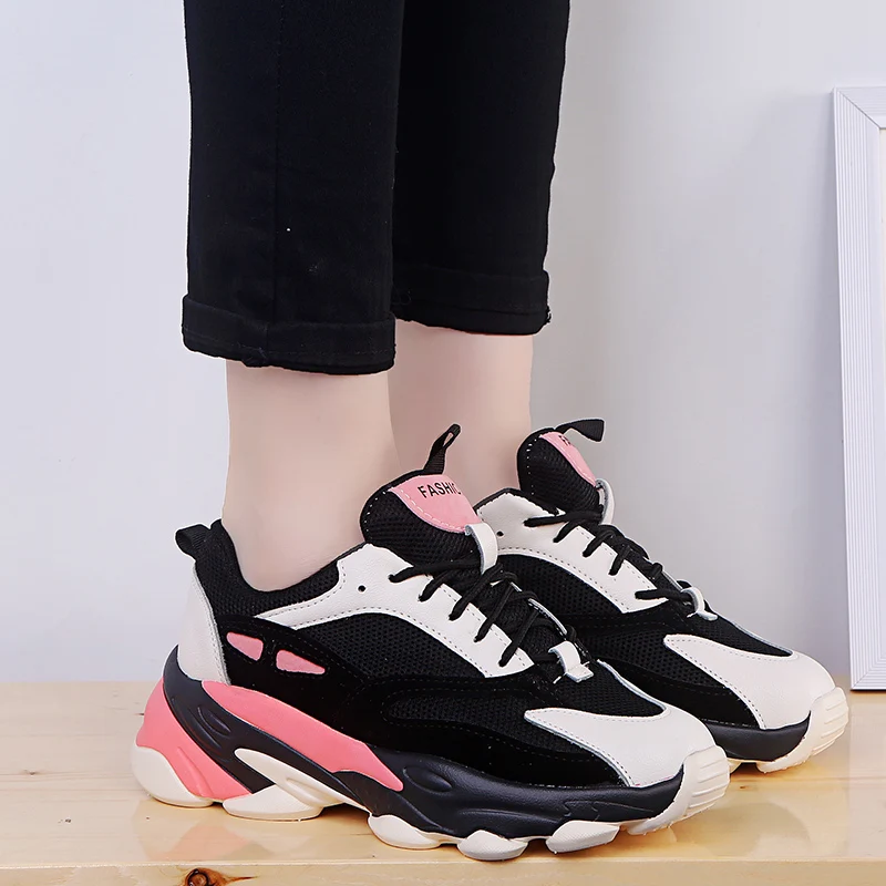 New Vintage Dad Sneakers Platform Brand Chunky Sneakers Women Fashion Casual Shoes Woman Comfort basket chaussures femme