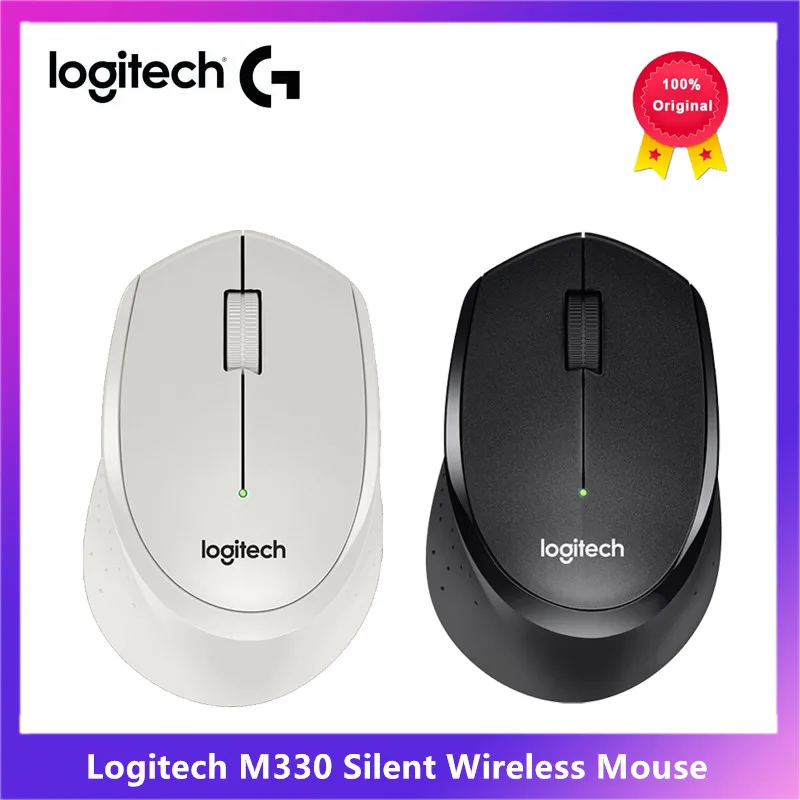 Мышь Logitech M330 Беспроводная Бесшумная оптическая 1000DPI 2 4 ГГц | Компьютеры и офис