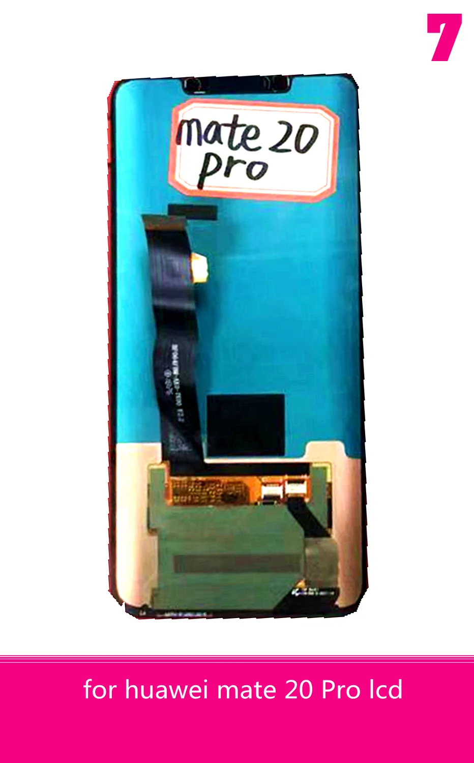 6,3" ЖК-экран для huawei mate 20 Pro Axisinternational AMOLED+ сенсорный дигитайзер для mate 20 Pro без отпечатков пальцев