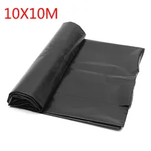 10*10 м крупной рыбы, противофильтрационная облицовка водоёма садовые бассейны усиленный hdpe; плотной текстуры ландшафтный дизайн пруд Водонепроницаемый материал для подкладки 0,2 мм толщина