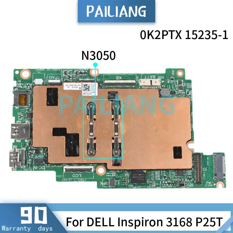 Placa-mãe para Laptop Dell Inspiron 3168 P25t N3050 152351 Placa-mãe para notebook - Imagem 2